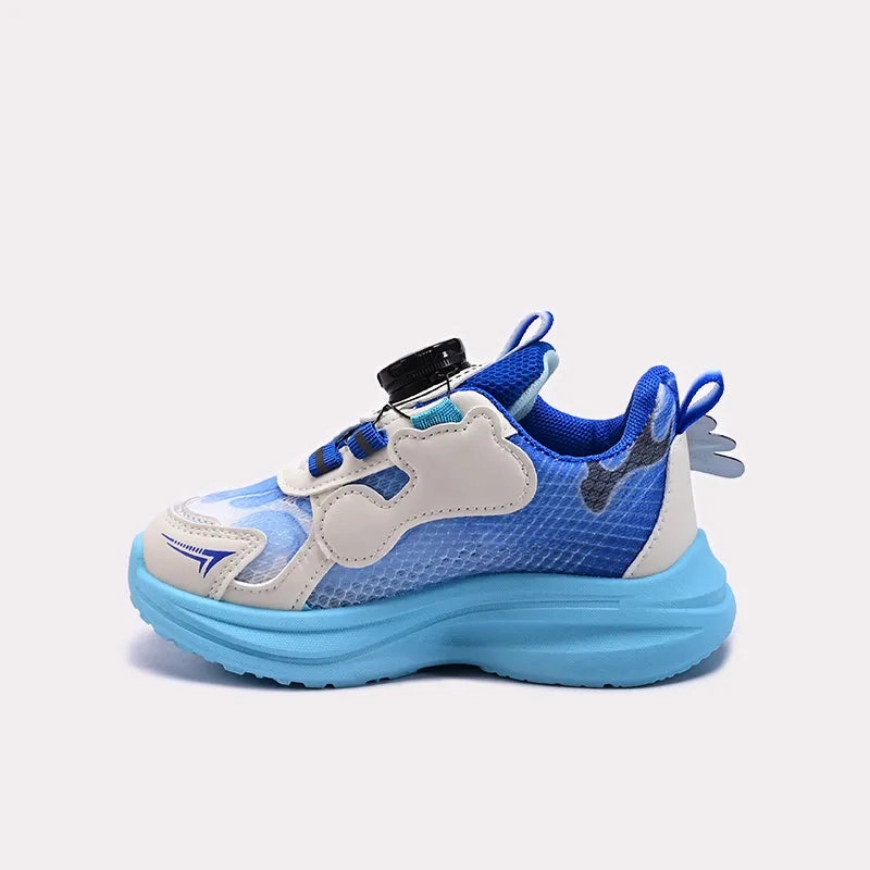 Baba Blue Jogger Shoes 0650634 Flat Soled Running Shoes