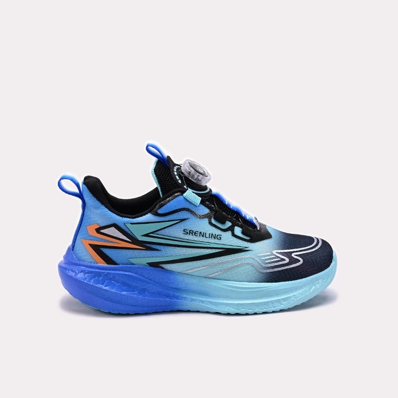 Baba Jogger Shoes Blue 650644 Shoes Studded Flats