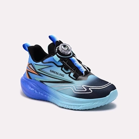 Baba Jogger Shoes Blue 650644 Evening Shoes Flats