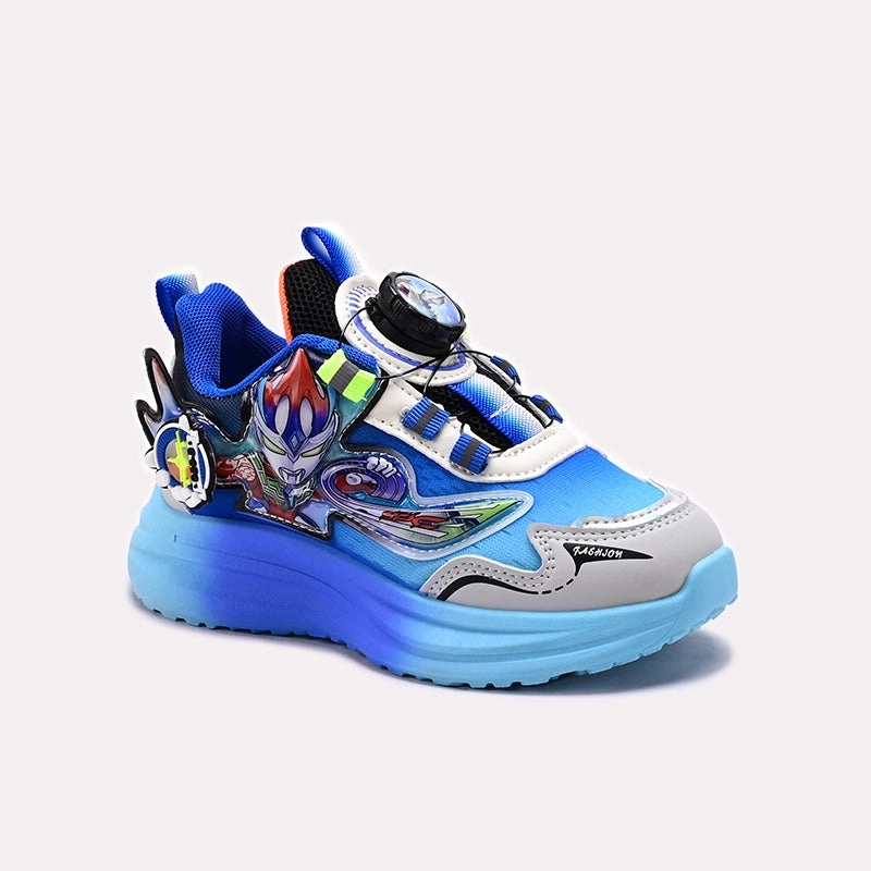 Flat Faced Trigger Shoe Baba Jogger Shoes Blue 650649