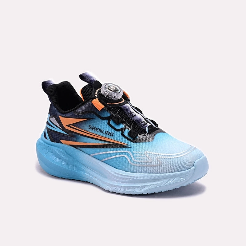 High Flat Shoes Baba Jogger Shoes Orange 650644