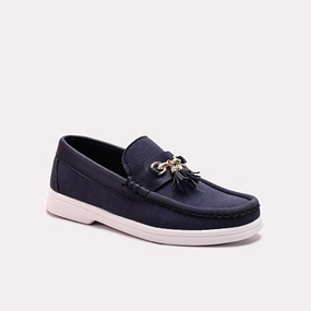 Flat Feet Overpronation Shoes Baba Loafer Shoes Blue 0610576