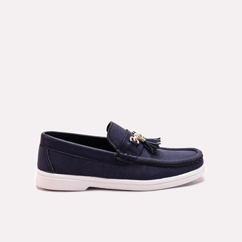 That Support Flat Feet Baba Loafer Shoes Blue 0610576