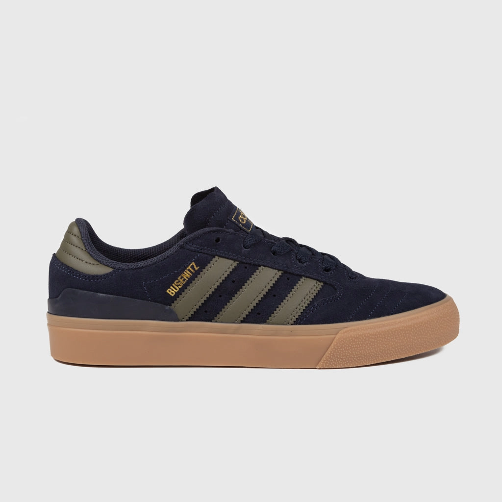 Adidas Skateboarding - Busenitz Vulc 2 Shoes - Legend Ink / Olive Strata / Gold Metallic Adidas Basketball Shoes Ae1