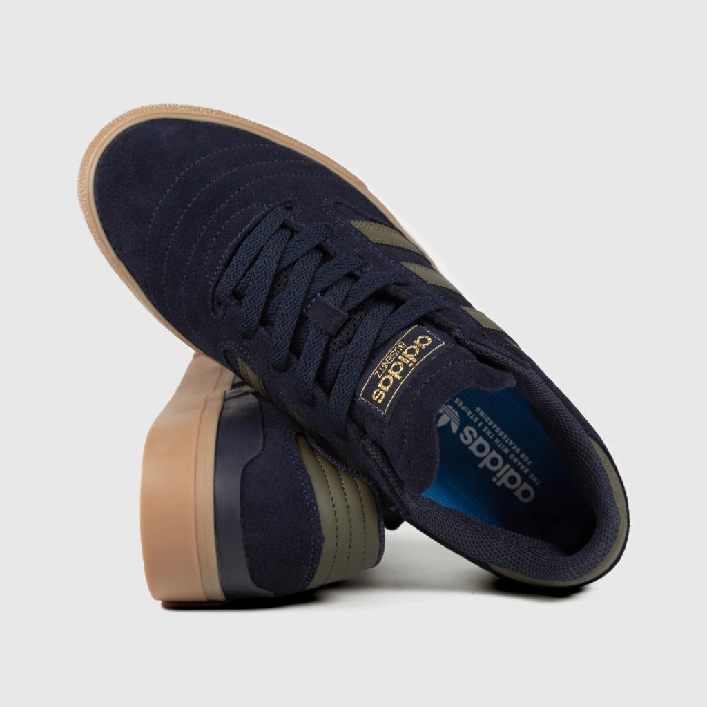 Adidas Skateboarding - Busenitz Vulc 2 Shoes - Legend Ink / Olive Strata / Gold Metallic Adidas Shoes Sale 70 Off
