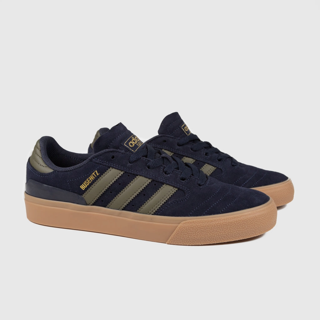Adidas Skateboarding - Busenitz Vulc 2 Shoes - Legend Ink / Olive Strata / Gold Metallic Atlanta Adidas Shoes