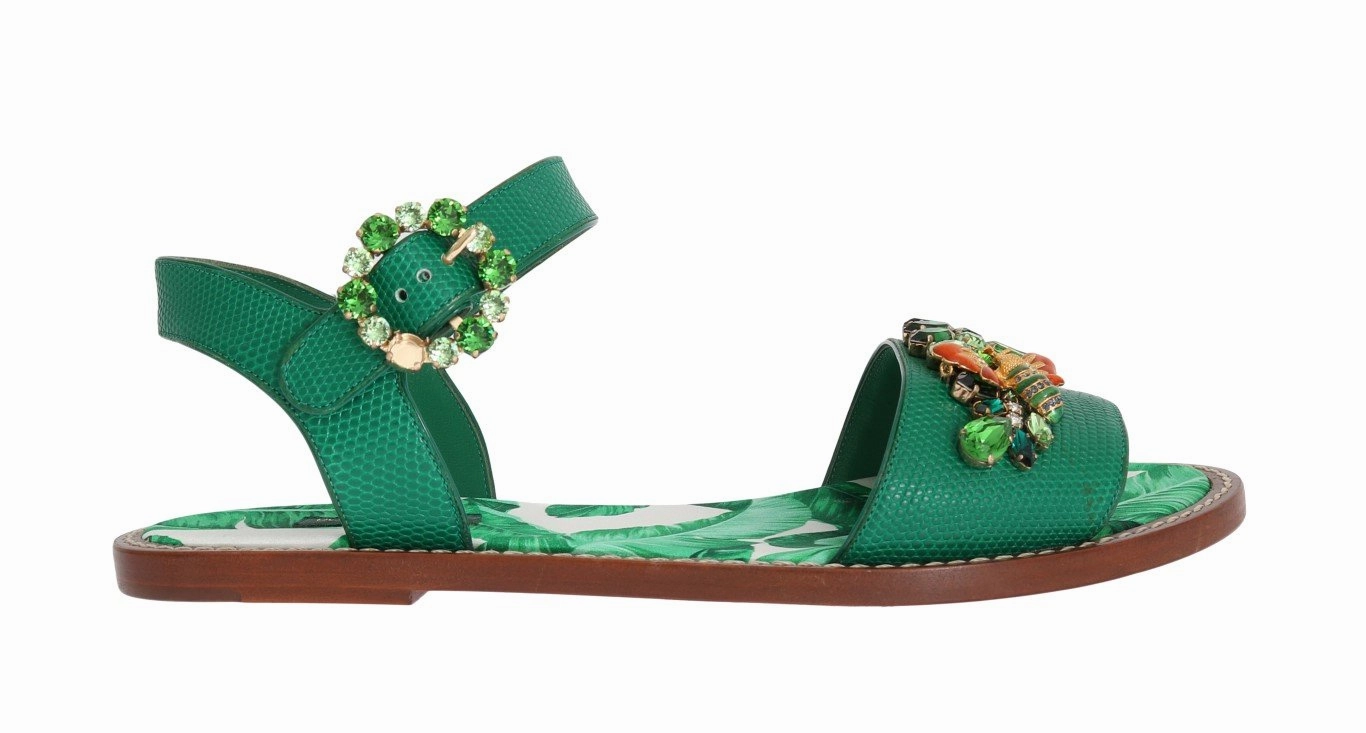 Best Casual Shoes For Flat Feet Banana Leafs Crystal Flats Sandals