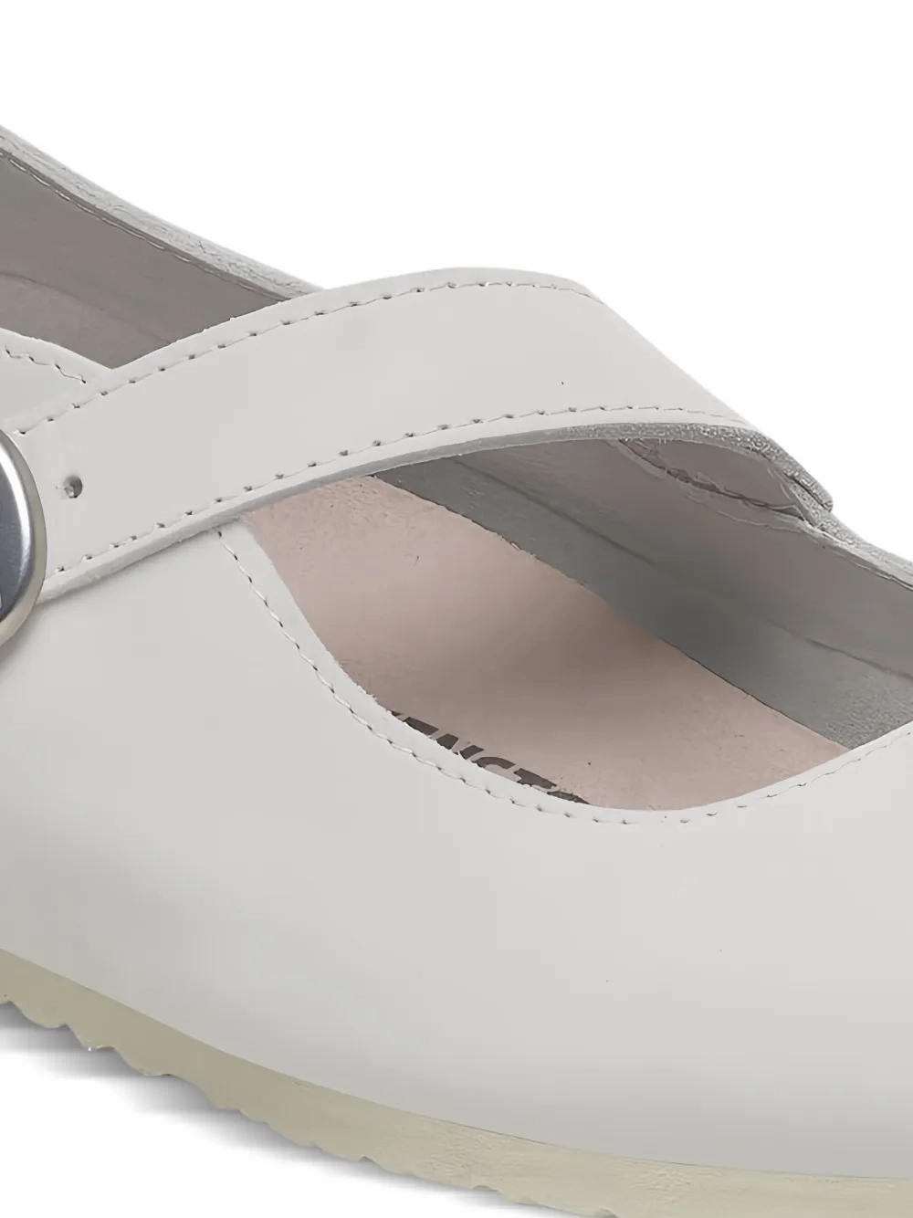 Liberty Flat Shoes BIRKENSTOCK - Women Tracy Nubuk Leather Antique White Shoes