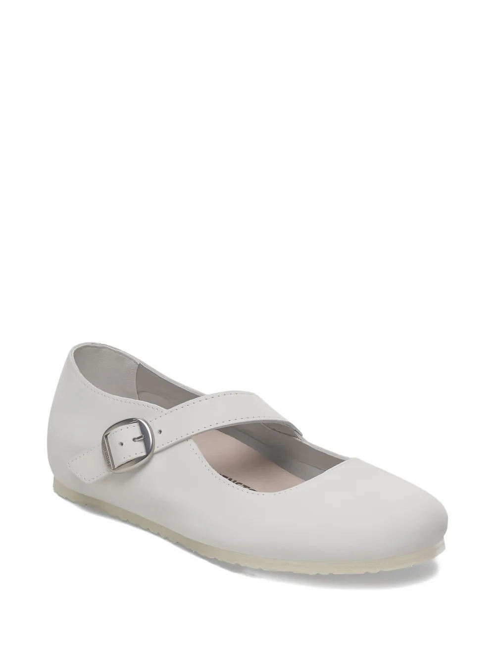 Flat Soled Golf Shoes BIRKENSTOCK - Women Tracy Nubuk Leather Antique White Shoes