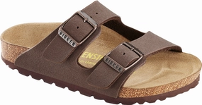 For 60 Year Old  Best Walking Birkenstock Kids Arizona Birko-Flor Nubuck Mocca - Narrow