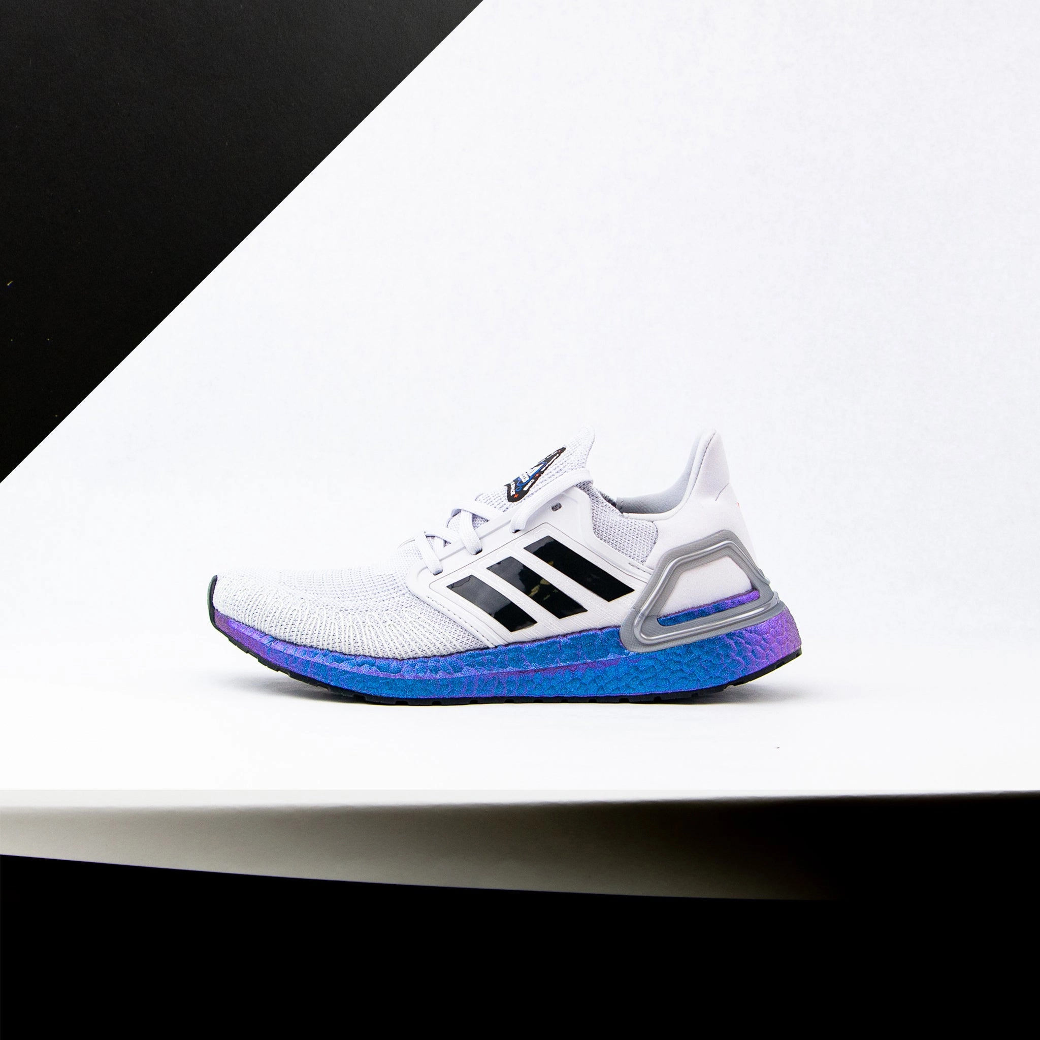 Black 3M Reflective Stripes for Ultra Boost 20 One Piece Adidas Shoes