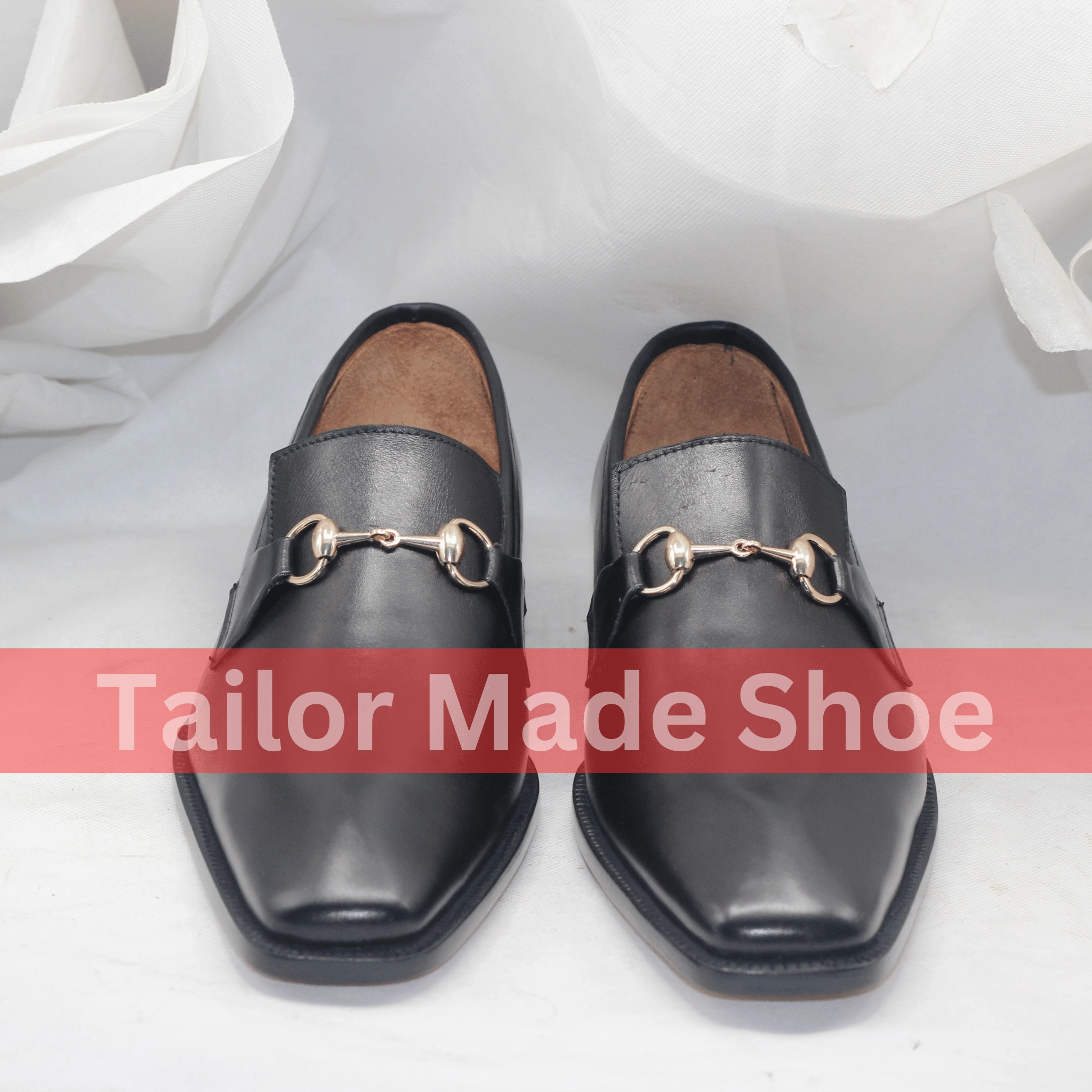 Over The Knee Leather Boots Black Italian-Style Leather Loafers with Gold-Tone Buckle Accent Handcrafted Mens Black Slip-On Loafers with Gold Hardware