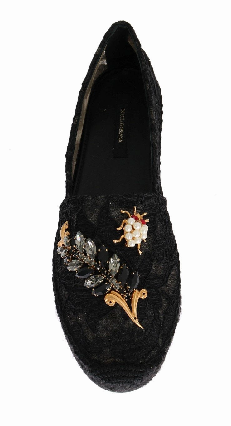 Black Lace Crystal Espadrilles Shoes Best Mountain Bike Pedal Shoes