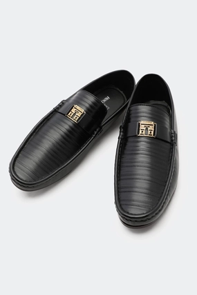 Black Men Casual Moccassins Shoes Business Shoes