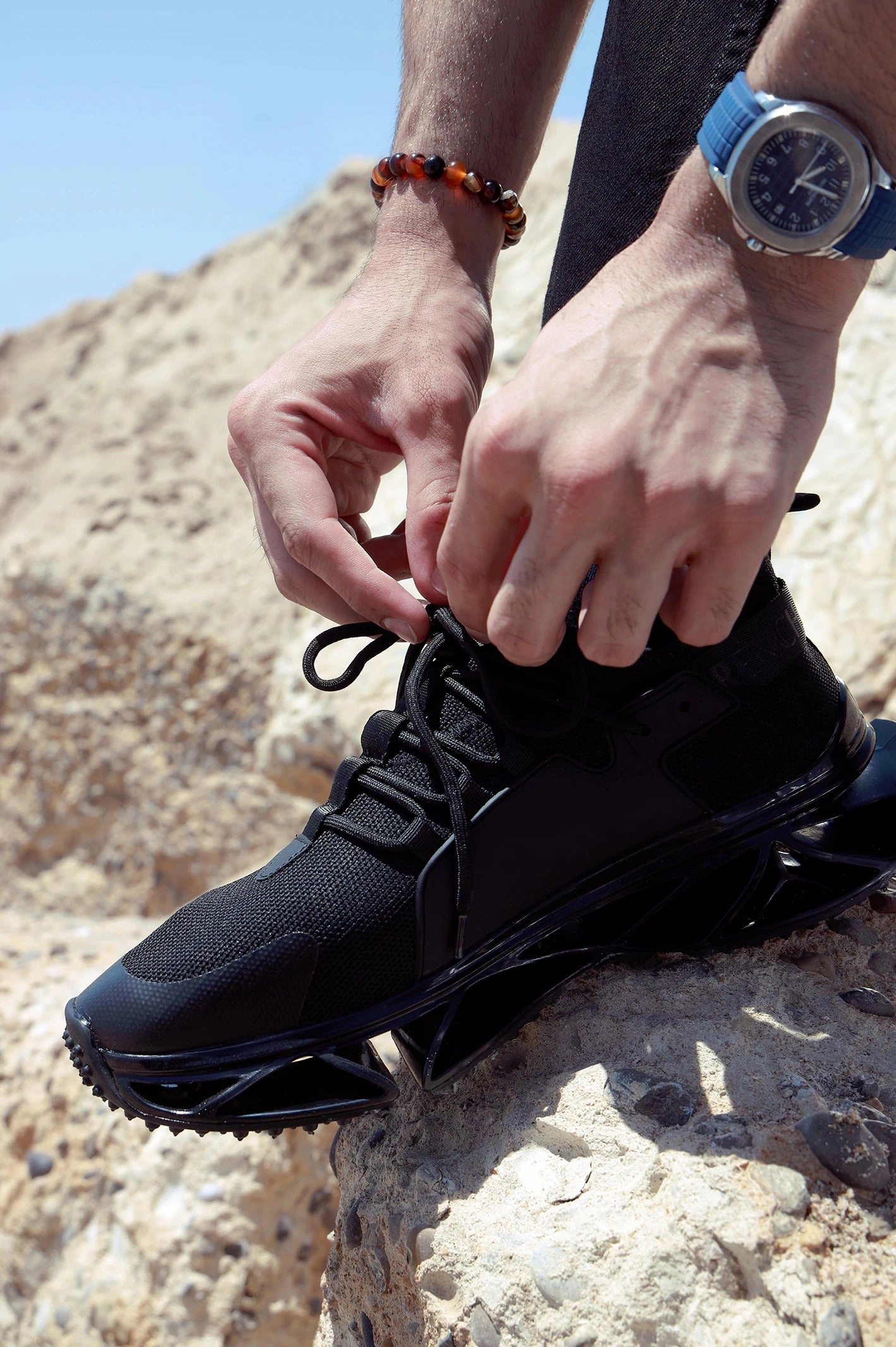 Black Men Casual Sneaker Casual Shoes For Bunions