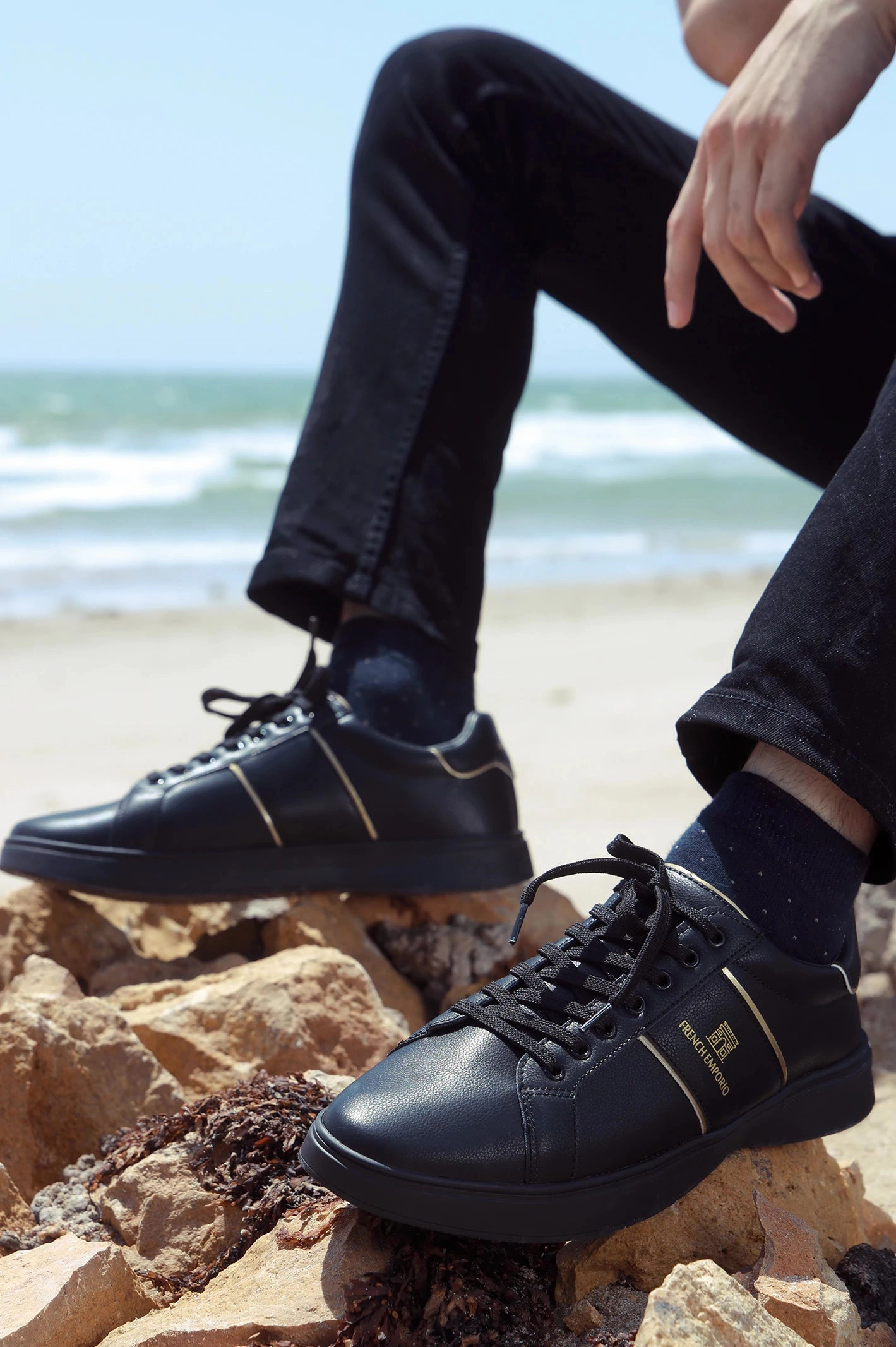 Black Men Casual Sneaker Casual Reebok Shoes