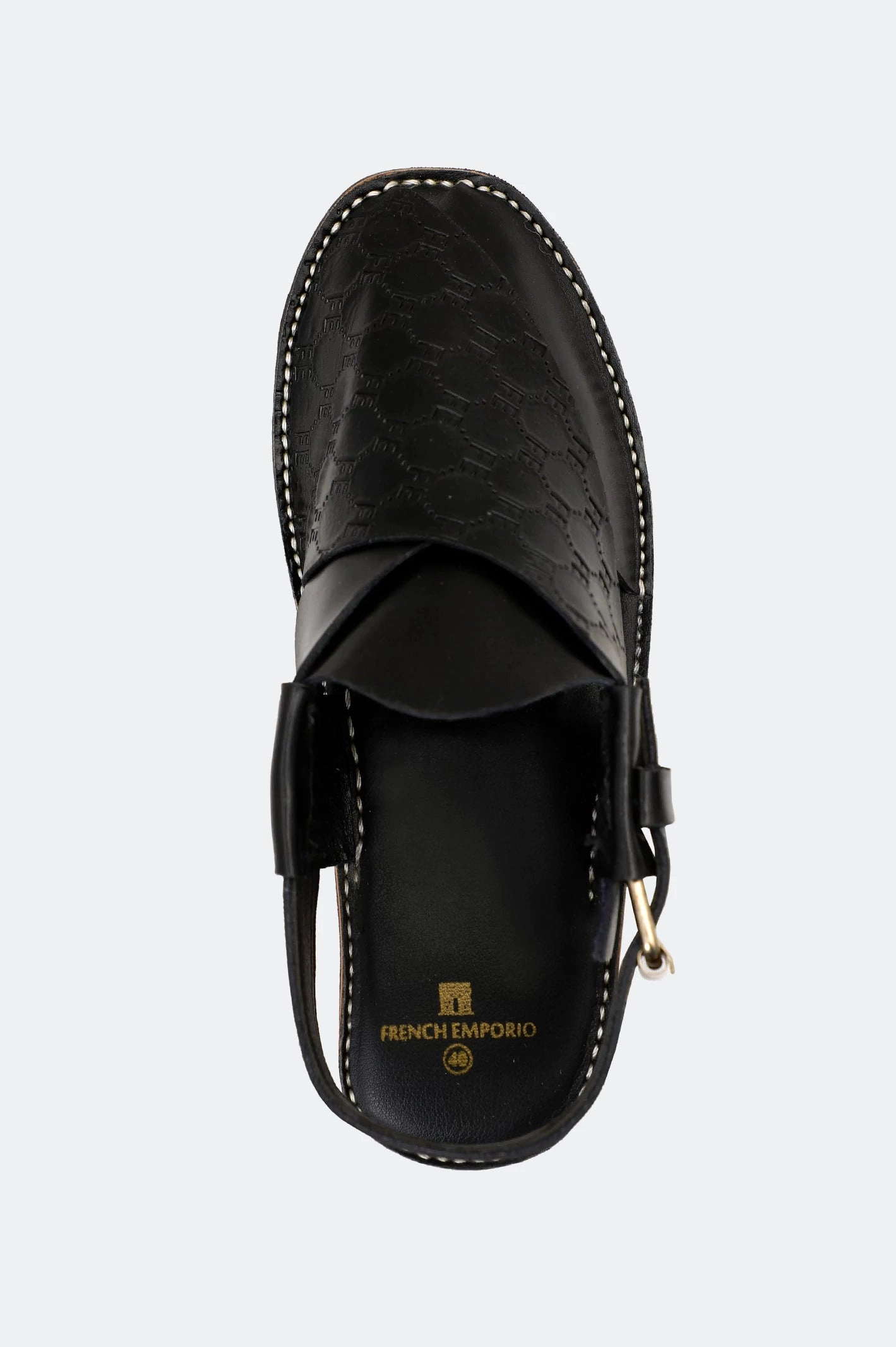 Bling Sandals Black Men's Sandals