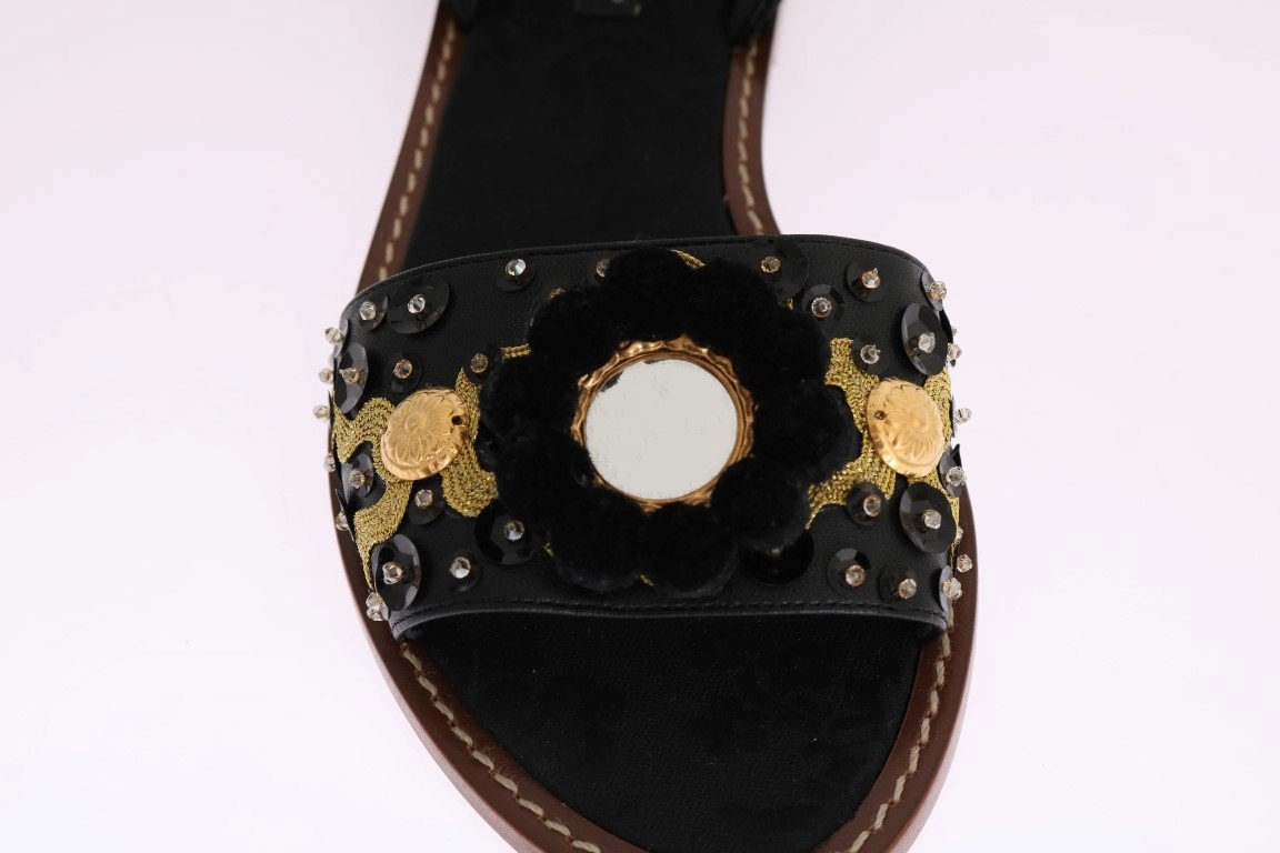 Black Raffia Crystal Torero Sandals Waterproof Mountain Bike Shoes For Flat Pedals