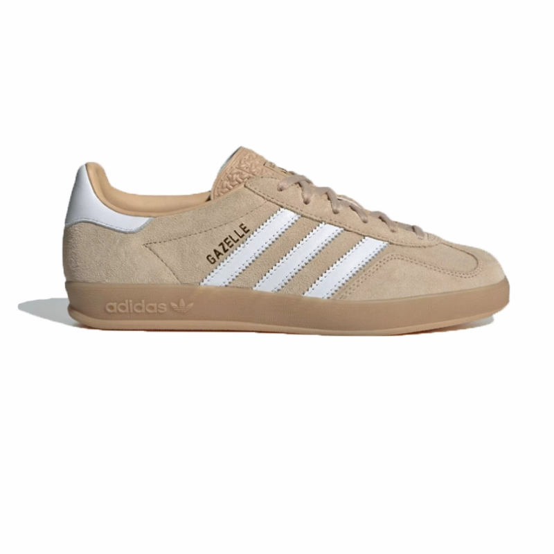 adidas - Gazelle Indoor - Magic Beige/Cloud White  - Women's [IH5482] Best Running Shoes For Neutral