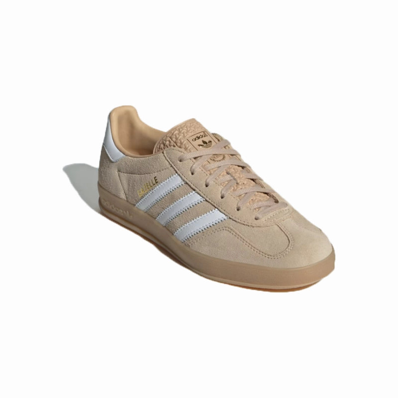 Galaxy 7 Running Shoes adidas - Gazelle Indoor - Magic Beige/Cloud White  - Women's [IH5482]