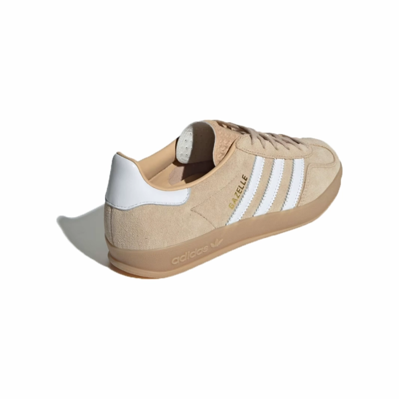 adidas - Gazelle Indoor - Magic Beige/Cloud White  - Women's [IH5482] On Running Hiking Shoes