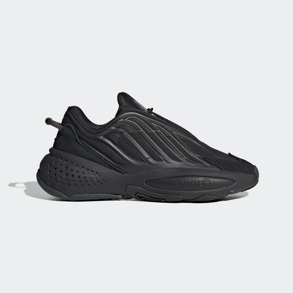 Adidas Ozrah J - Core Black / Carbon / Cloud White Gel Nimbus 24 Running Shoes