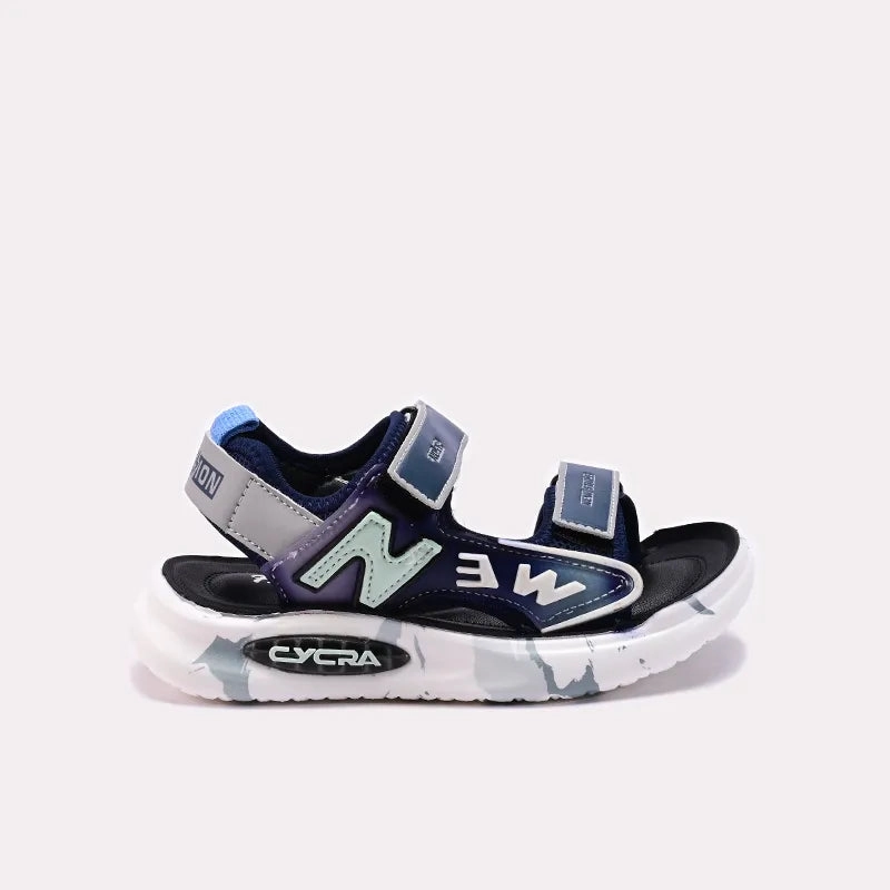 Flat Net Shoes Blue Sports Sandals for Baba 0620905