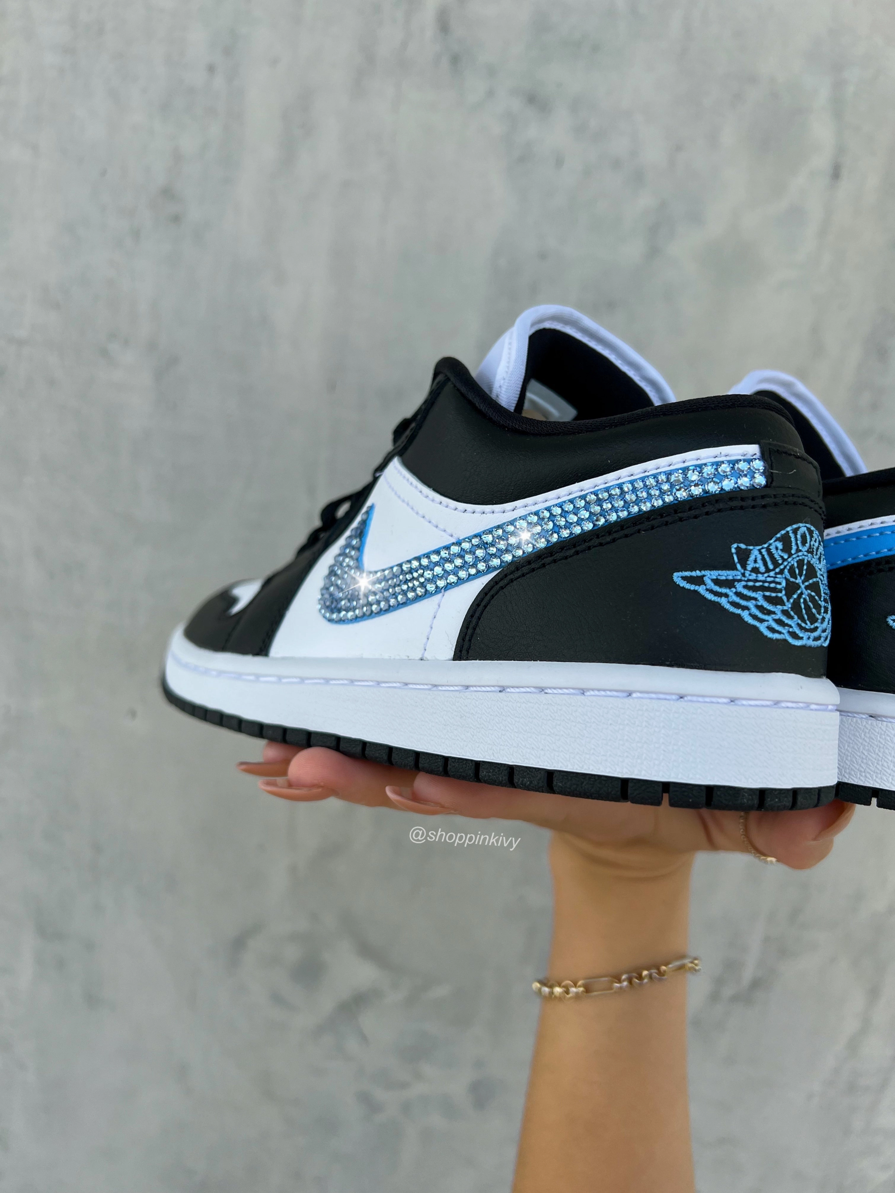 Blue Swarovski Womens Air Jordan 1 Low Shoes Adidas Harden Volume 8 Basketball Shoes