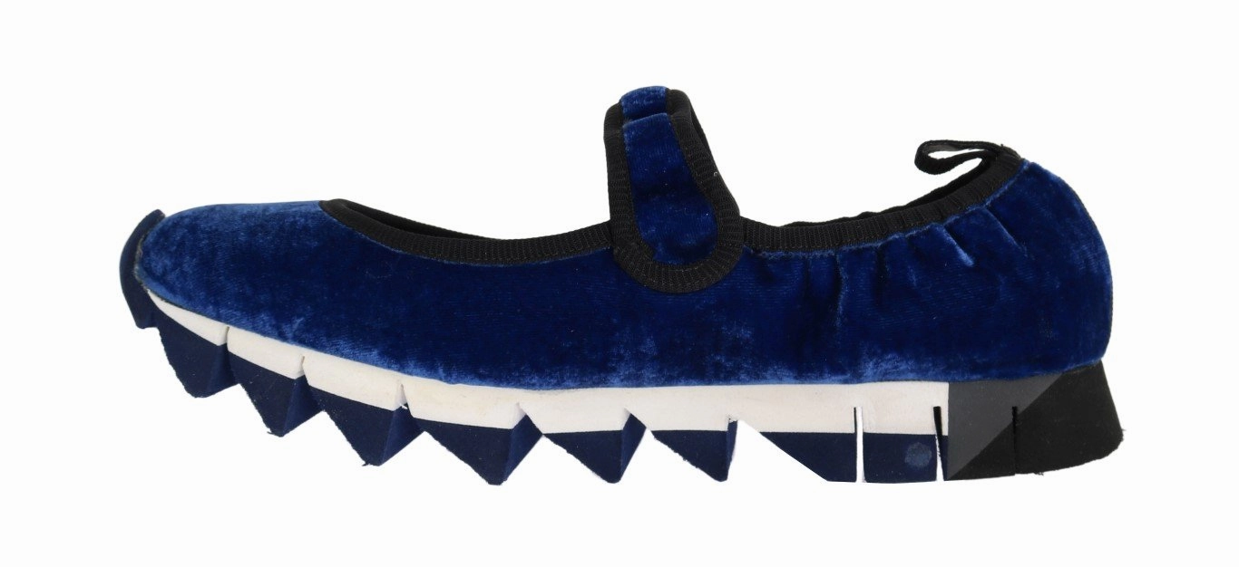Blue Velvet Crystal Strap Ballerina Shoes Best Mtb Shoe