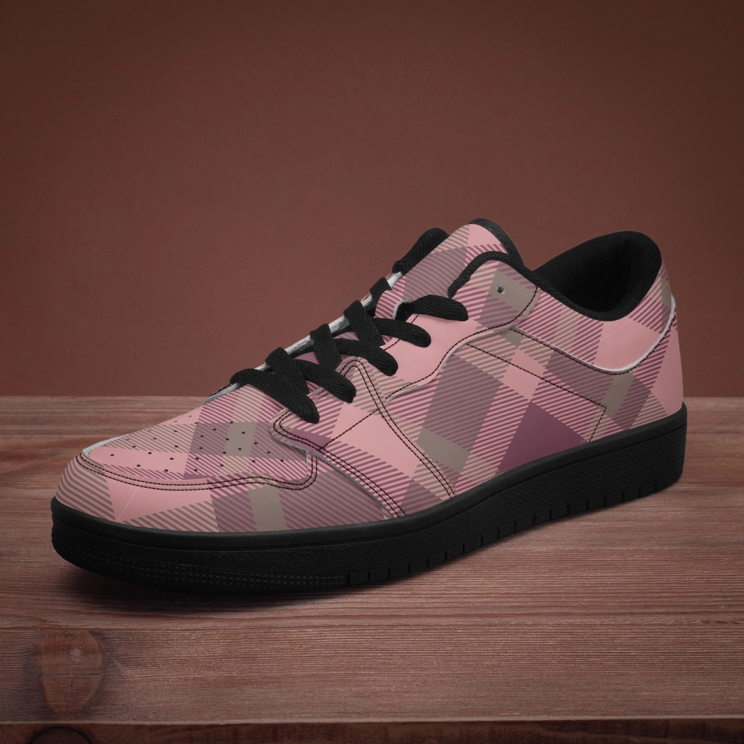 Blush Plaid Sneakers Streetwear with Comfort & Style Sneakers Isabel Marant
