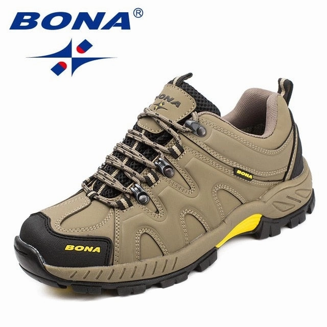 Terrex Hiking Shoes BONA New Arrival Classics Style Men Hiking Shoes Lace Up Men Sport Shoes Outdoor Jogging Trekking Sneakers Fast Free Shipping