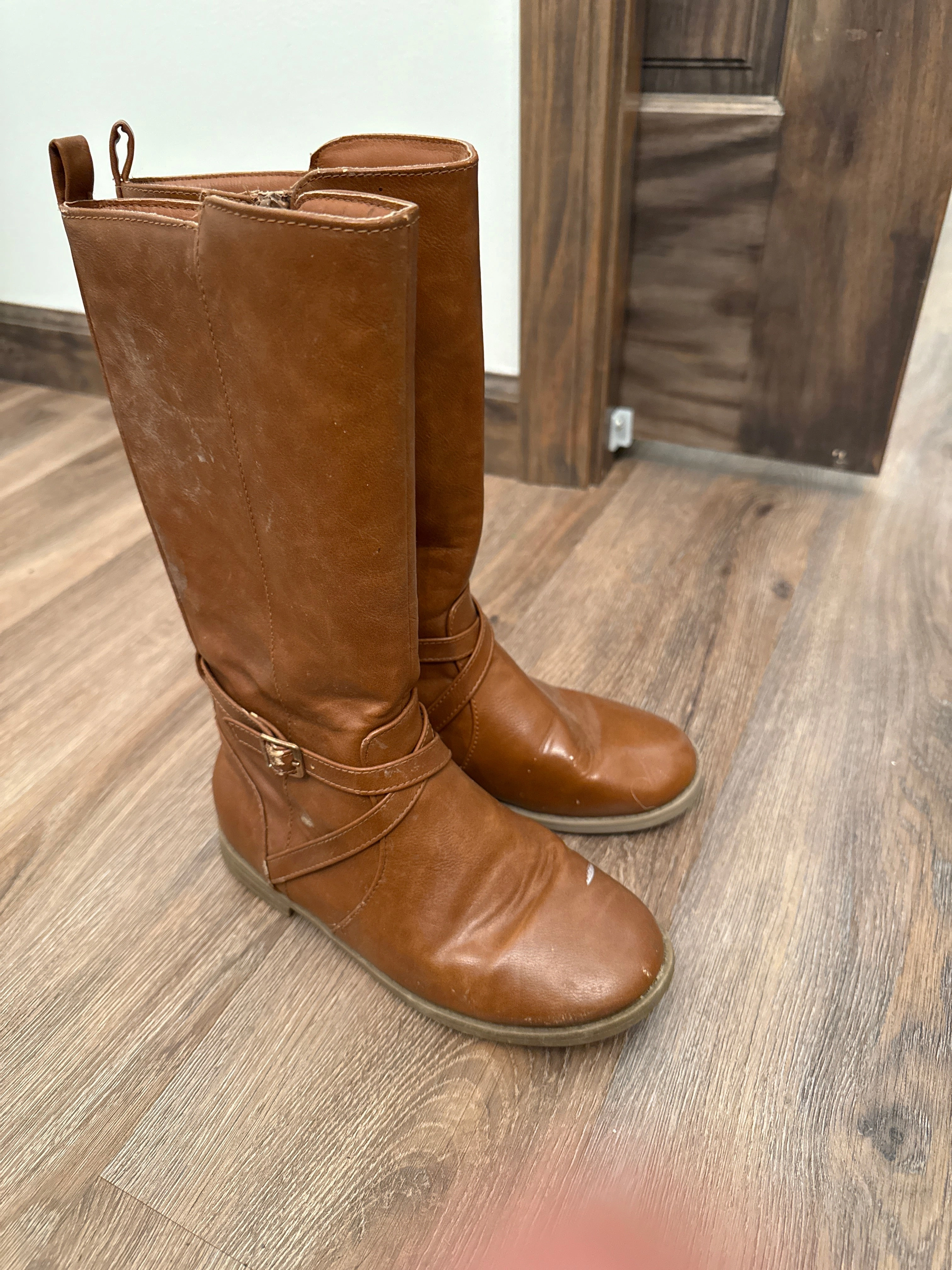 Boots brown shoes 1 children's place - Shoes:         1 (Little Kid) Walking Shoe