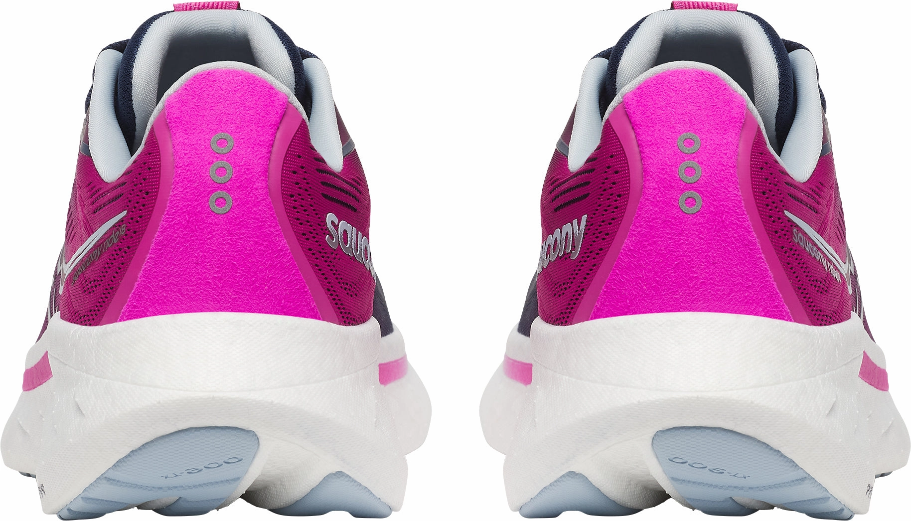 Ultras Running Shoes Saucony Ride 18 Womens Running Shoes - Blue