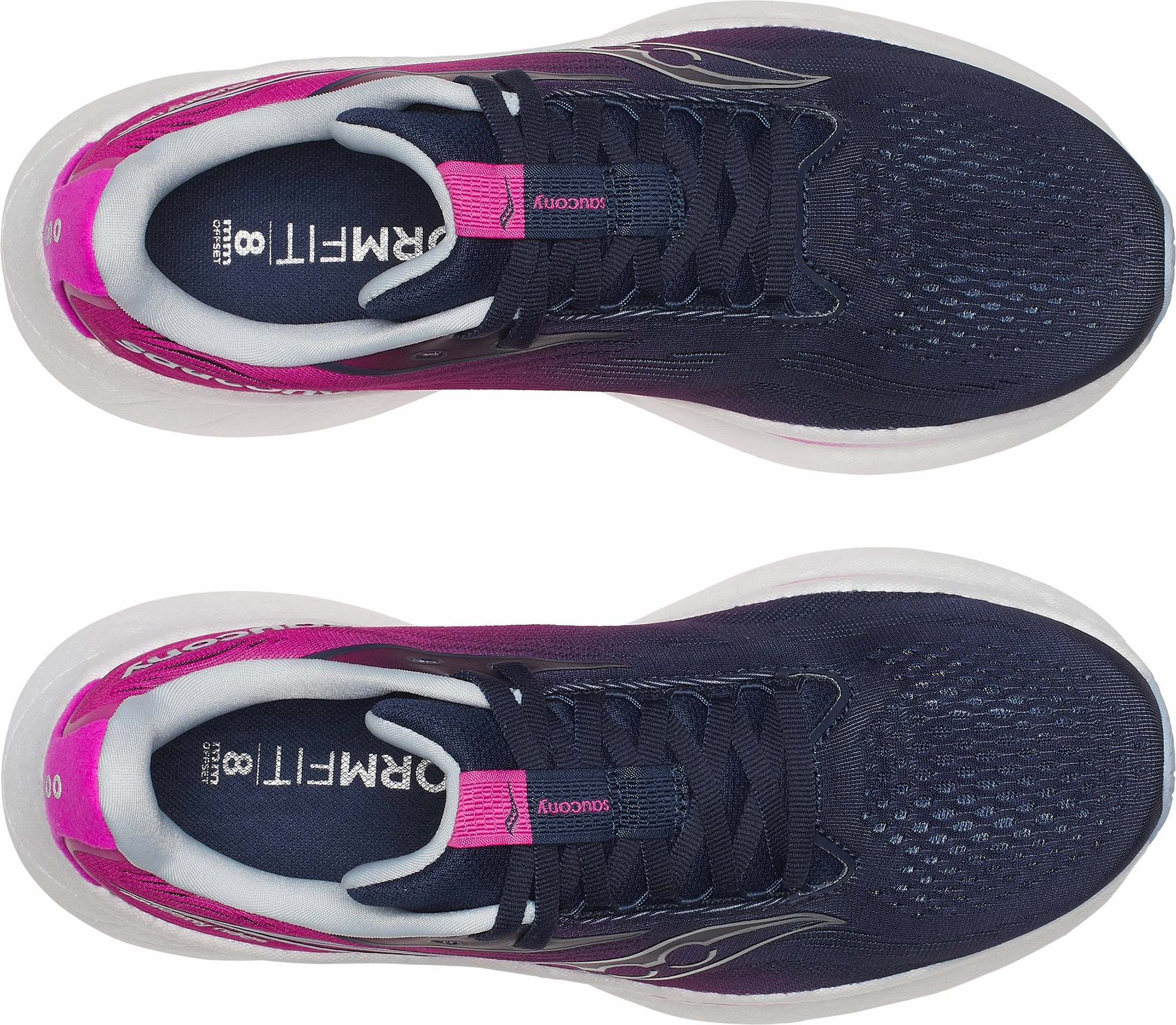 Saucony Ride 18 Womens Running Shoes - Blue Running Shoe Types