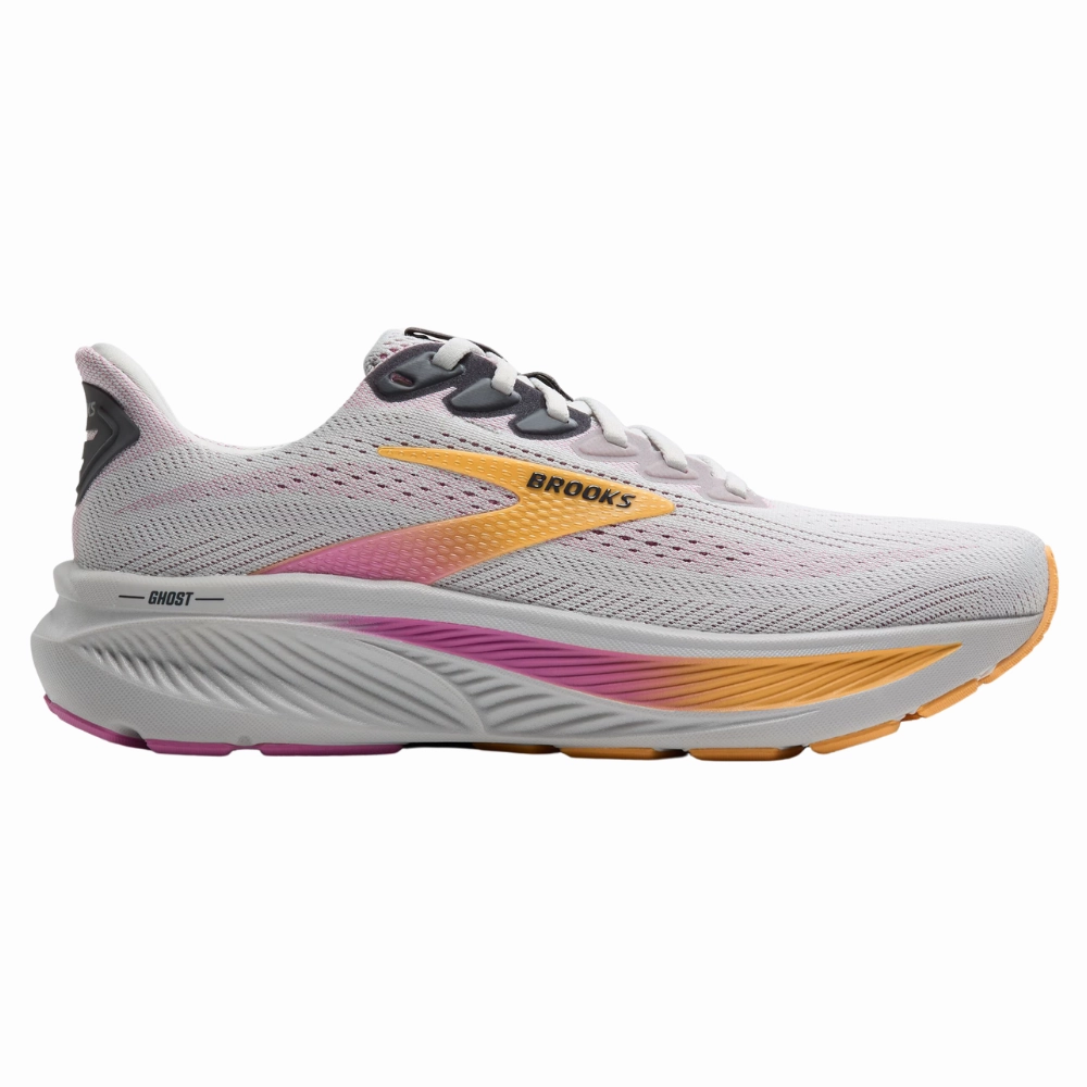 Brooks Ghost 17 Oyster/Apricot/Pink Running Shoe (Women's)