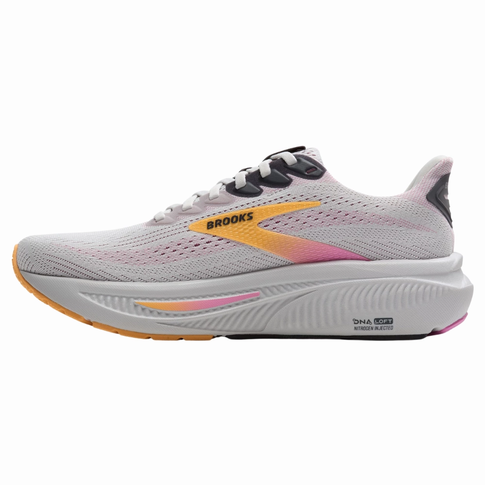 Brooks Ghost 17 Oyster/Apricot/Pink Running Shoe (Women's)