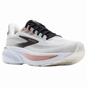 Brooks Ghost 17 White/Black/Rose Gold Running Shoe (Women's) Ultraboost Running Shoes