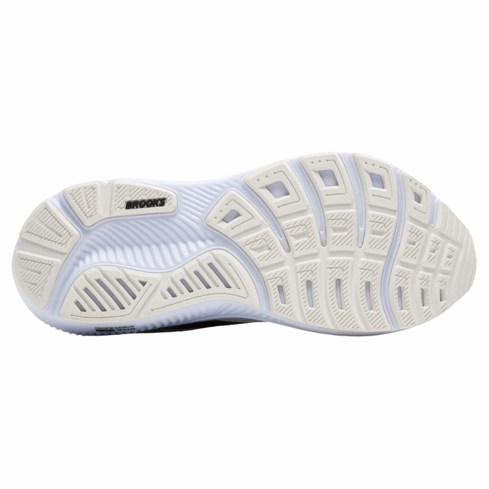 Brooks Ghost 17 White/Black/Rose Gold Running Shoe (Women's)