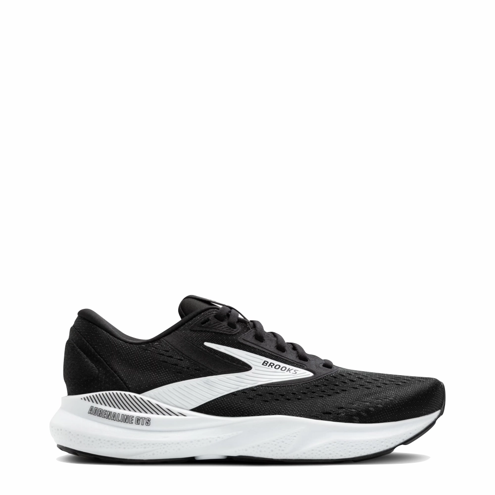 Running Bounce Shoes Brooks Women's Adrenaline GTS 24 Sneaker in Black/White