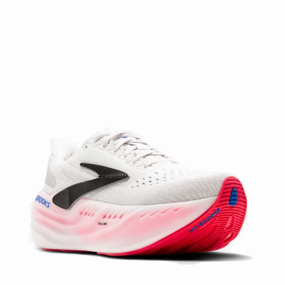 Top Friday Deals On Running Shoes Brooks Women's Glycerin Max Sneakers in White/Black/Diva Pink