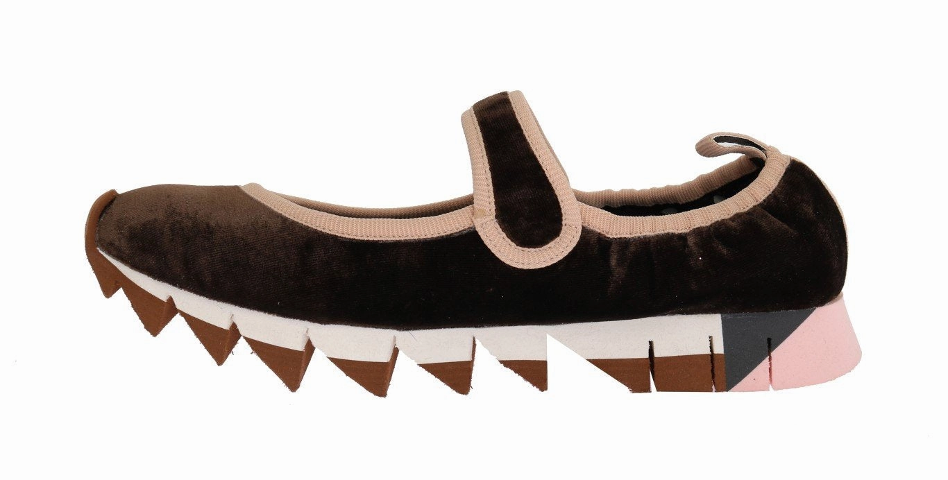 Flat Vs Angled Shoe Shelves Brown Velvet Crystal Strap Ballerina Shoes