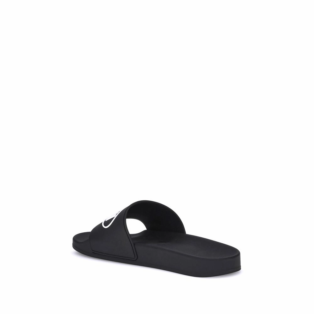 Granada Sandals Balenciaga Black Rubber Flat Sandals