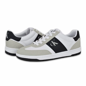 Perry Ellis Shoes Casual Calvin Klein Denley Sneakers Men - WHTGRY