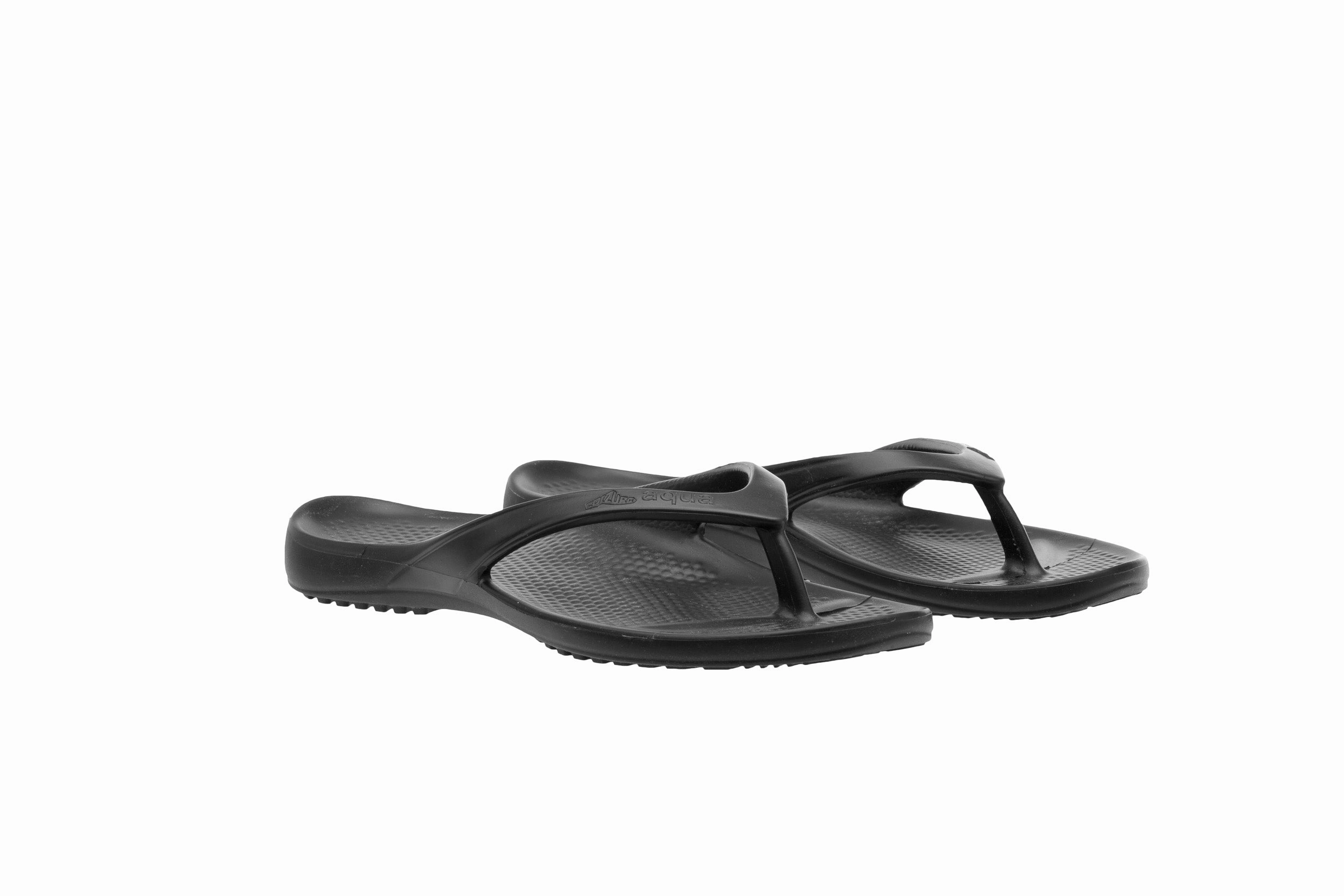 Groomsmen Flip Flops Calzuro Aqua Black Flip Flops