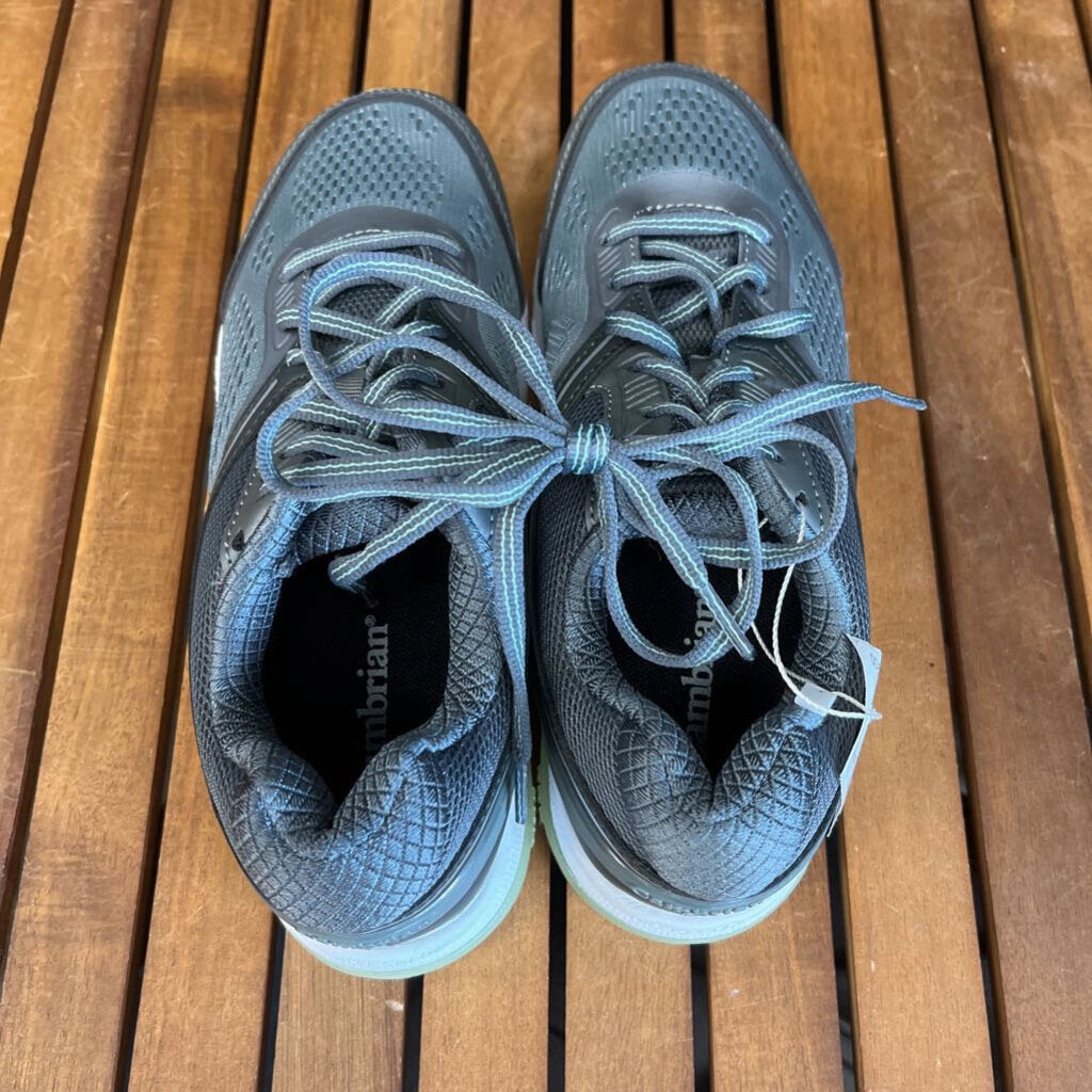 Running Shoes For Underpronation Cambrian - Women's Breeze Extra Wide Running Shoes - MSRP $200: Grey / Mint-women-W7