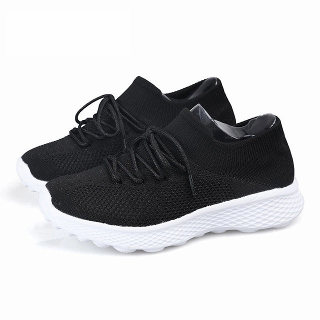 Casual Fashion Breathable Women Walking Sneakers Basic Skate Shoes