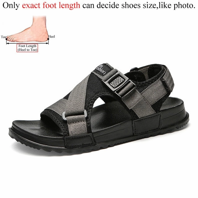 Casual Men Sandals Summer Shoes Sandal Mens Sandles Outdoor Breathable Comfort Slip on Plus Size Open Shoes Sandalias Hombre EVA
