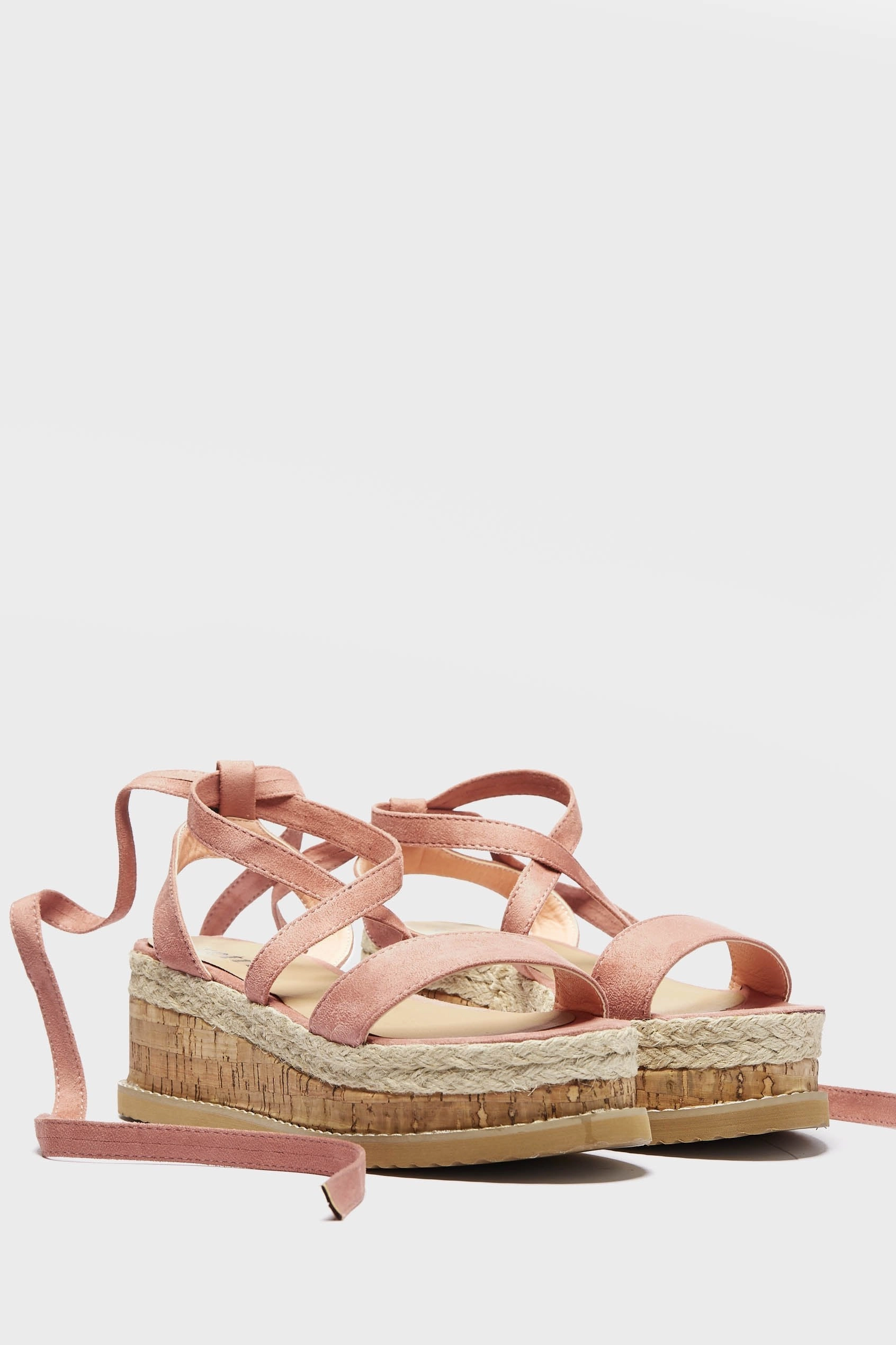 Flat Espadrilles Sandals Pink Espadrille Wedge Strappy Sandals