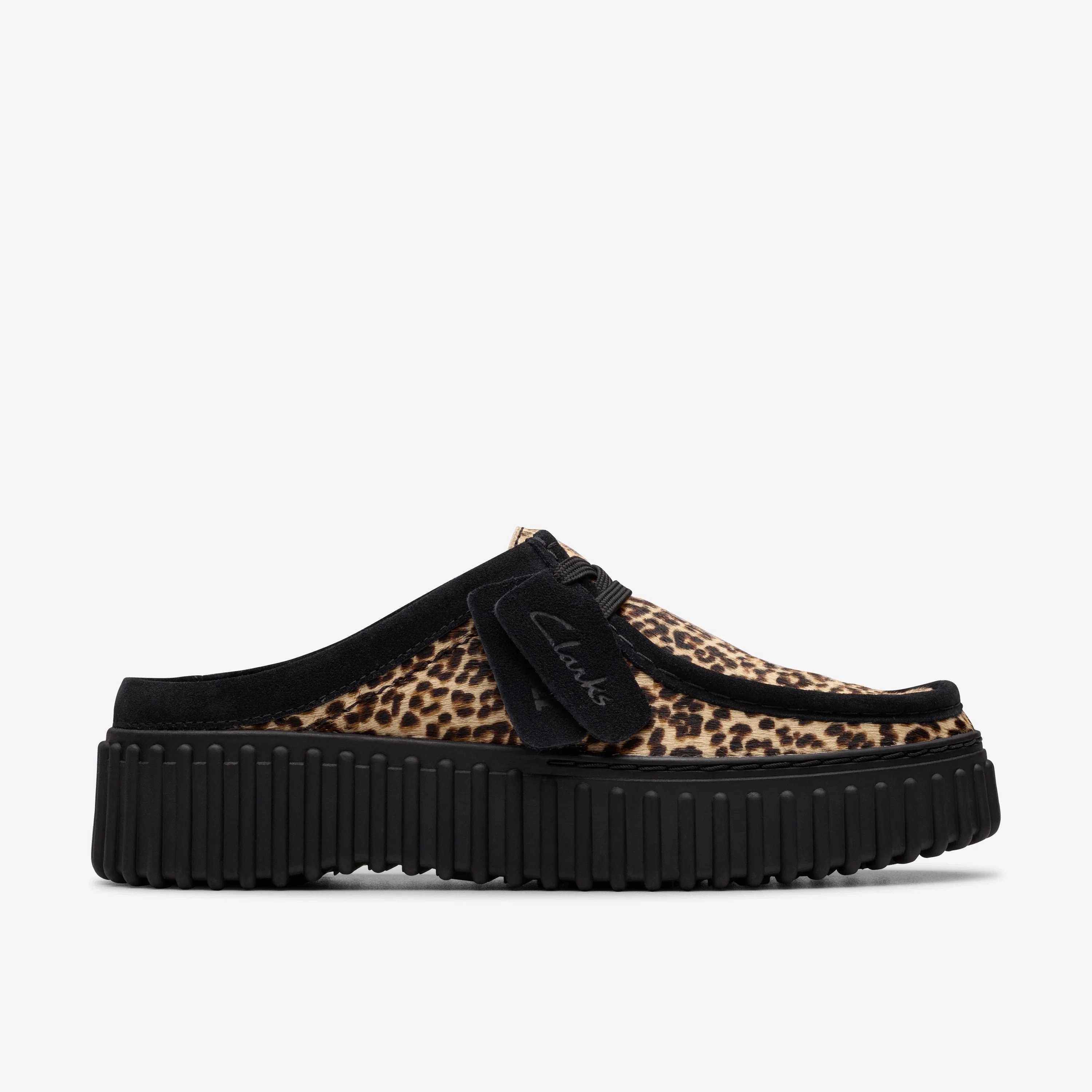 CLARKS | CASUAL SHOES | WOMEN | TORHILL LEOPARD PRINT MULES James Bond Casual Shoes