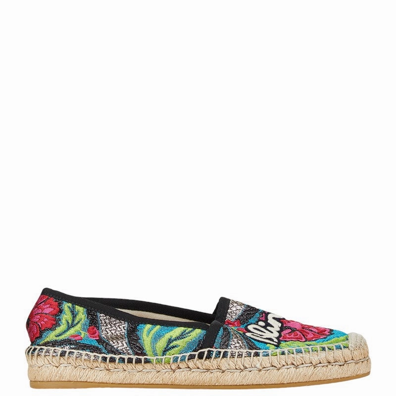 Louboutin Espadrille Sneakers Gucci Floral Embroidered Espadrilles Slip-On